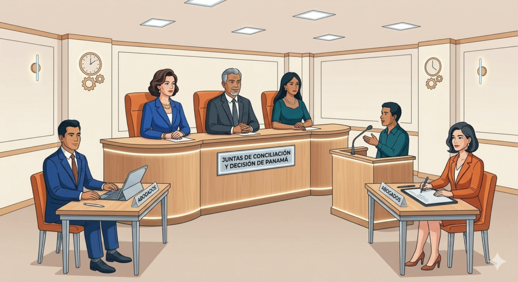 juntas de conciliación y decisión en panama derecho laboral demanda trabajador empleador derecho del trabajo abogado laboral